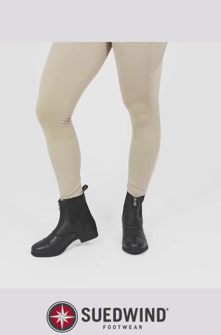 Video Suedwind Kinder Reitstiefelette Nova FZ Soft Schwarz
