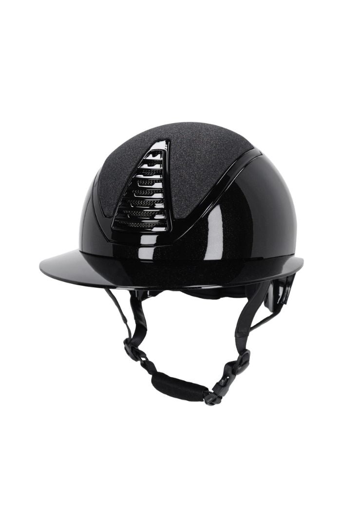 QHP Reithelm Glendale Schwarz Glanz