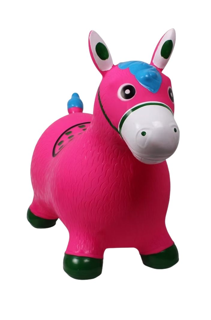 QHP Kinder Hüpfpferd Pink