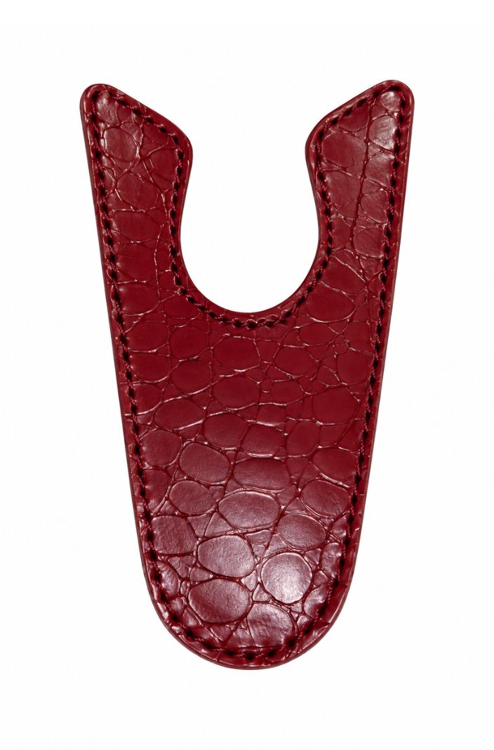 QHP Patches für Reitstiefel Sasha Croco Bordeaux