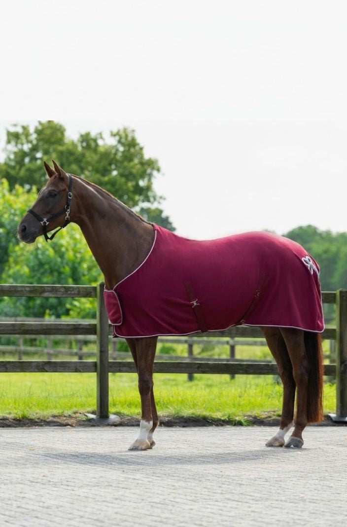 QHP Abschwitzdecke mit Ornament Bordeaux