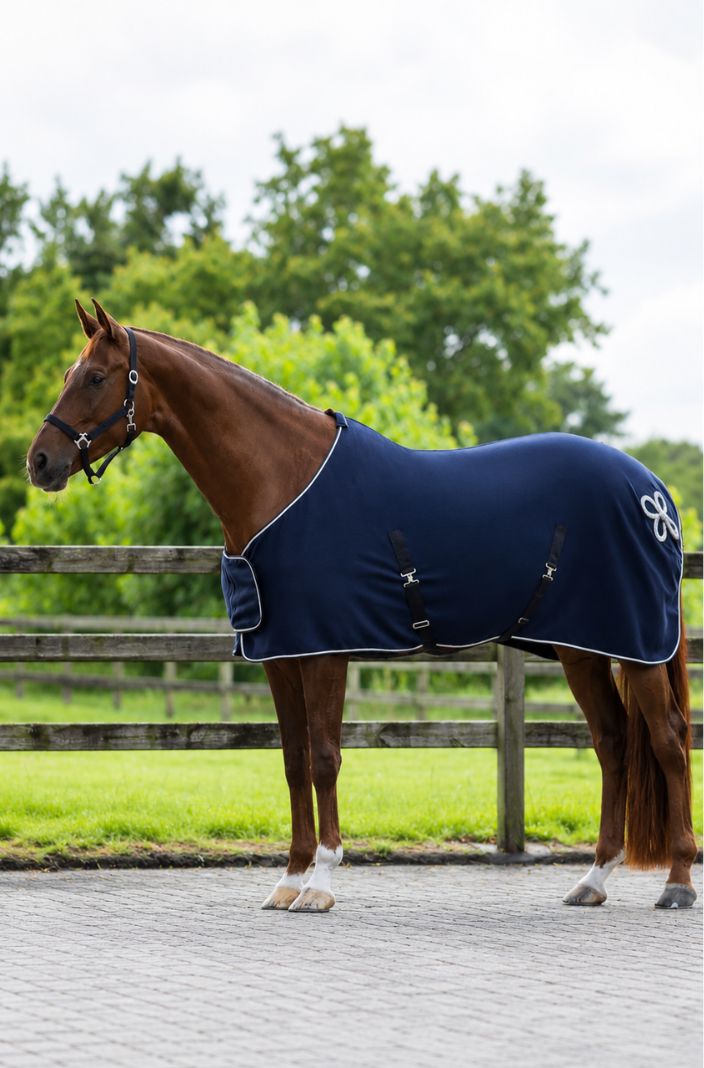 QHP Abschwitzdecke mit Ornament Navy