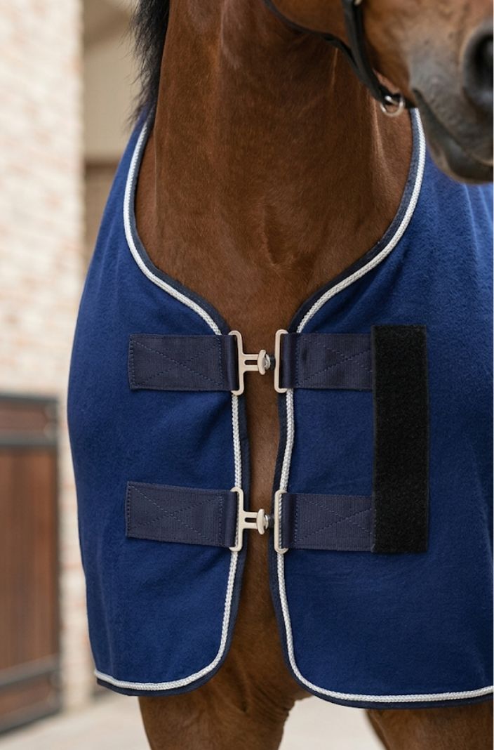 QHP Abschwitzdecke mit Ornament Navy