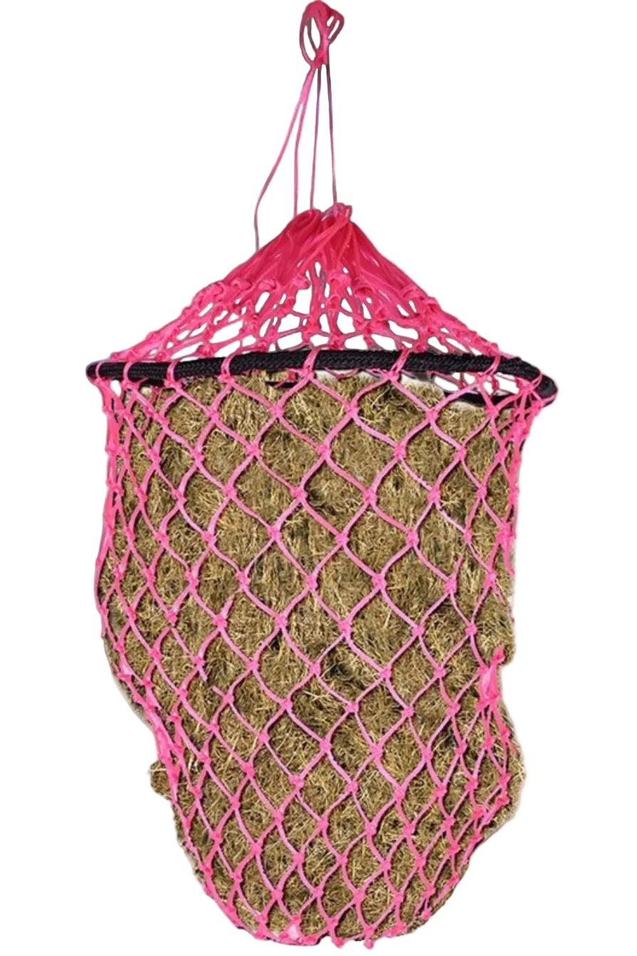 QHP Hay Net Easy Fill 5–7 kg Pink 5×5