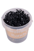 Mähnengummis Einflechtgummis 200g Black