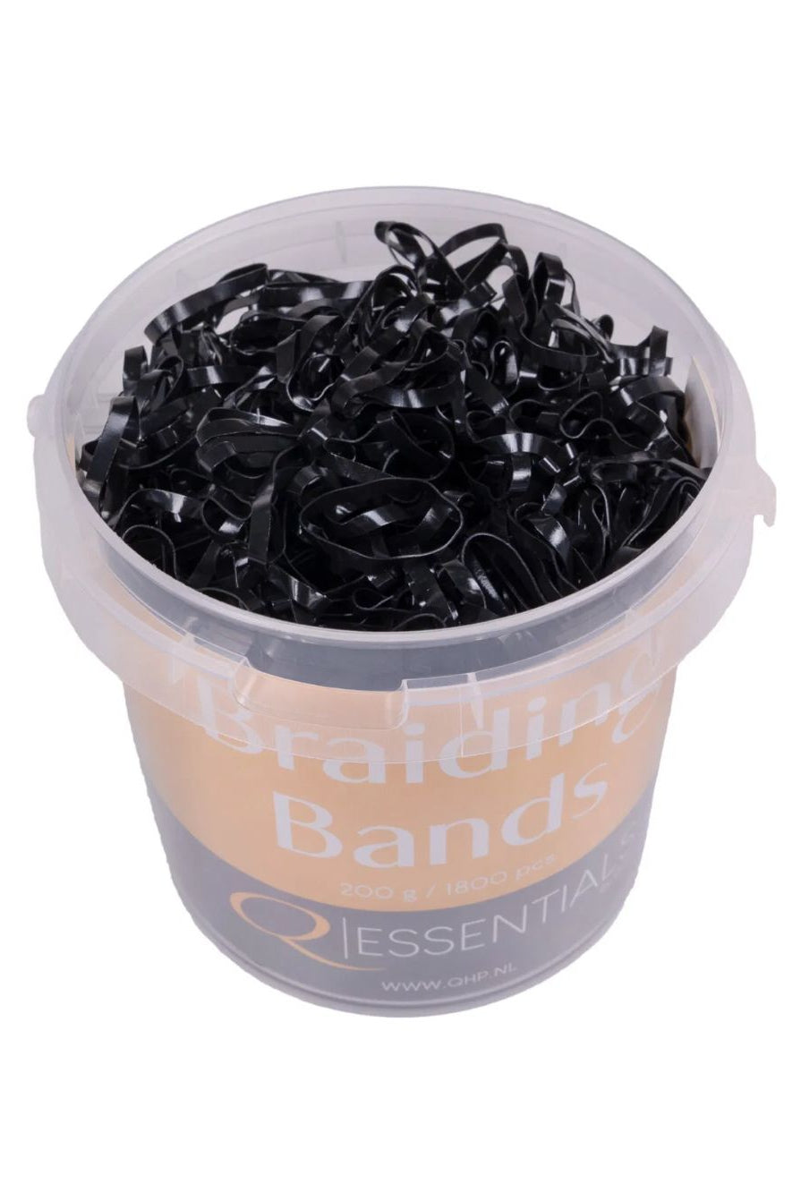 Mähnengummis Einflechtgummis 200g Black