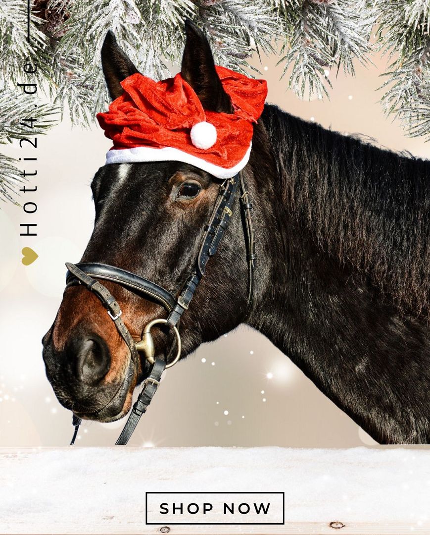 Die QHP Pferde Ohrenhaube Weihnachten Santa 5381-ro ist ein festliches Accessoire für Ihr Pferd, das perfekt zur Weihnachtszeit passt. Diese Ohrenhaube ist in einem festlichen Santa-Design gestaltet und verleiht Ihrem Pferd ein weihnachtliches Flair. Erwerben Sie die QHP Pferde Ohrenhaube Weihnachten Santa 5381-ro, um sicherzustellen, dass Ihr Pferd in der Weihnachtszeit stilvoll und warm gehalten wird. Sie können dieses Produkt auf der Website www.Hotti24.de erwerben.