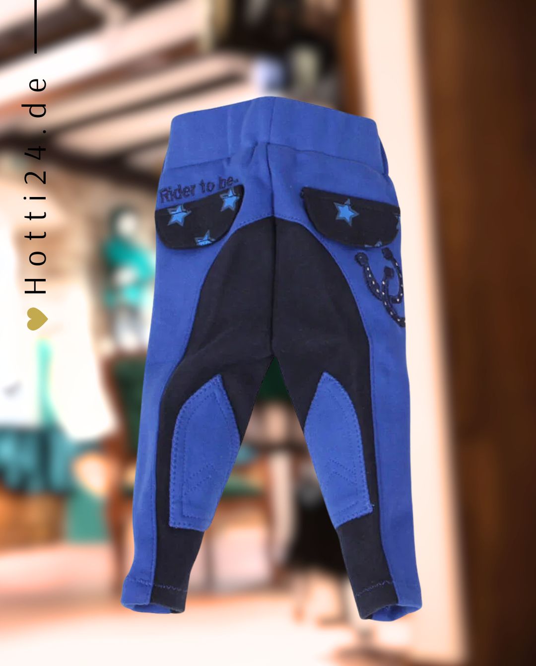 QHP »Reithose Junior Mickey Kobaltblau