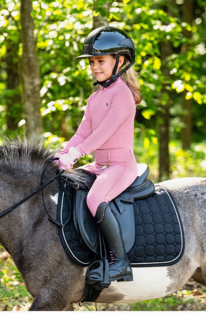 QHP Reitstiefel Lucky Start Junior Schwarz