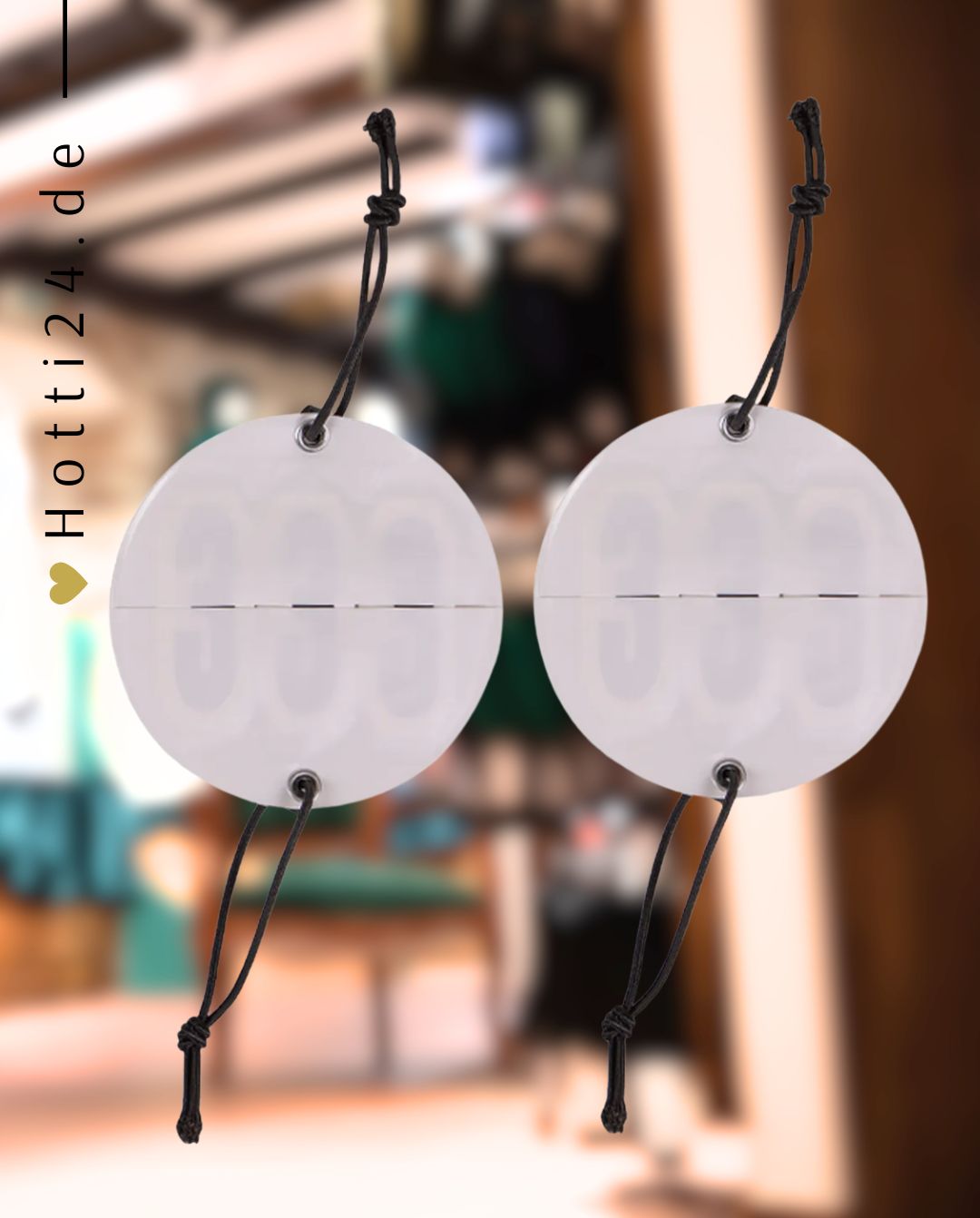 QHP »Startnummern Prim 3-stellig 2er Set White