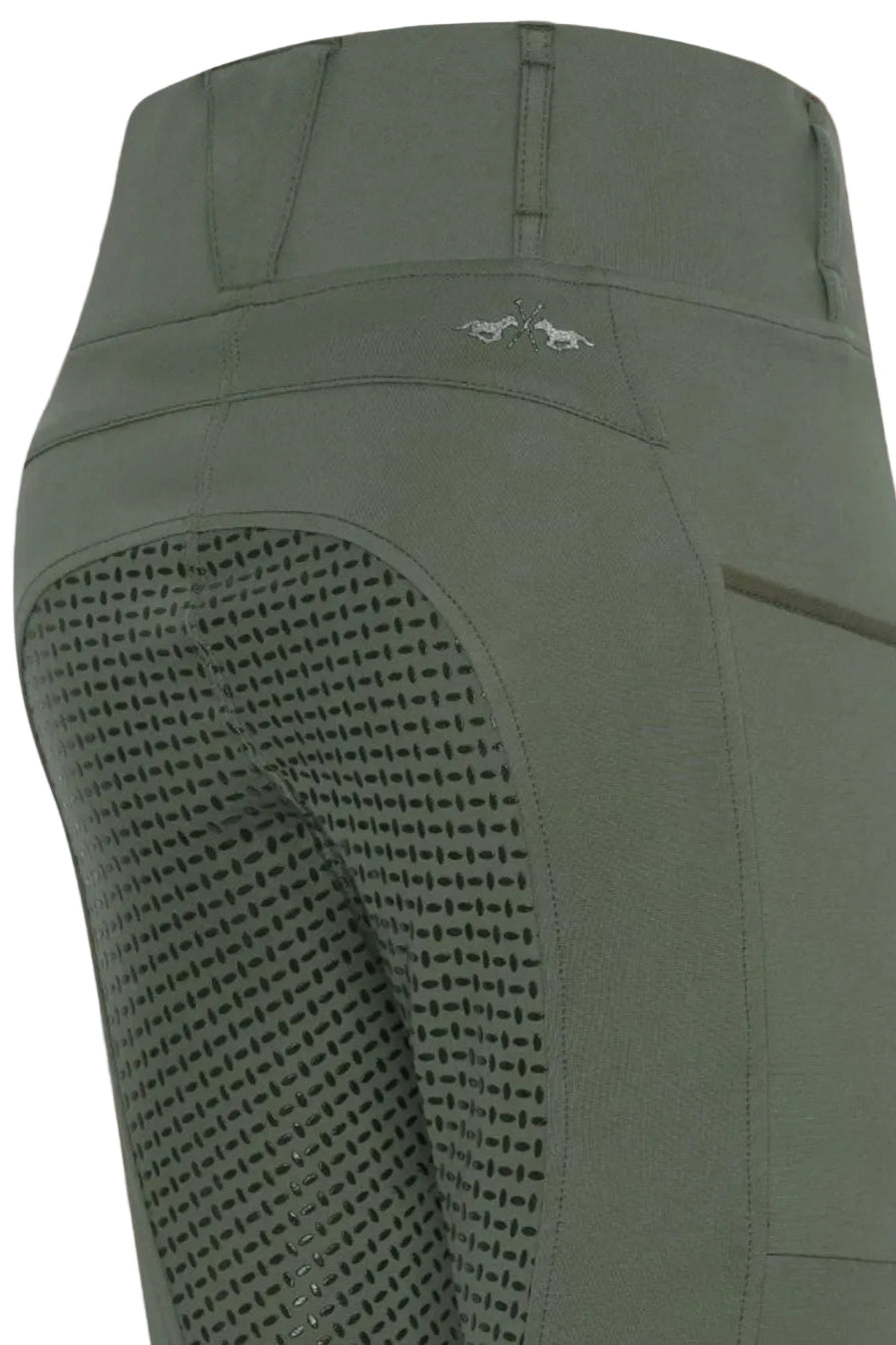 HV Polo "Women's Riding Leggings HVPLuci FullGrip Oil Green