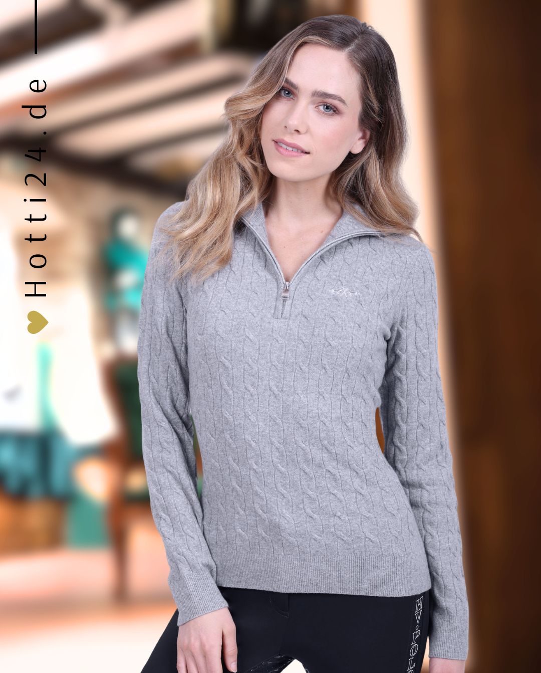 HV Polo »Pullover HVPLuna Cloud Grey Heather
