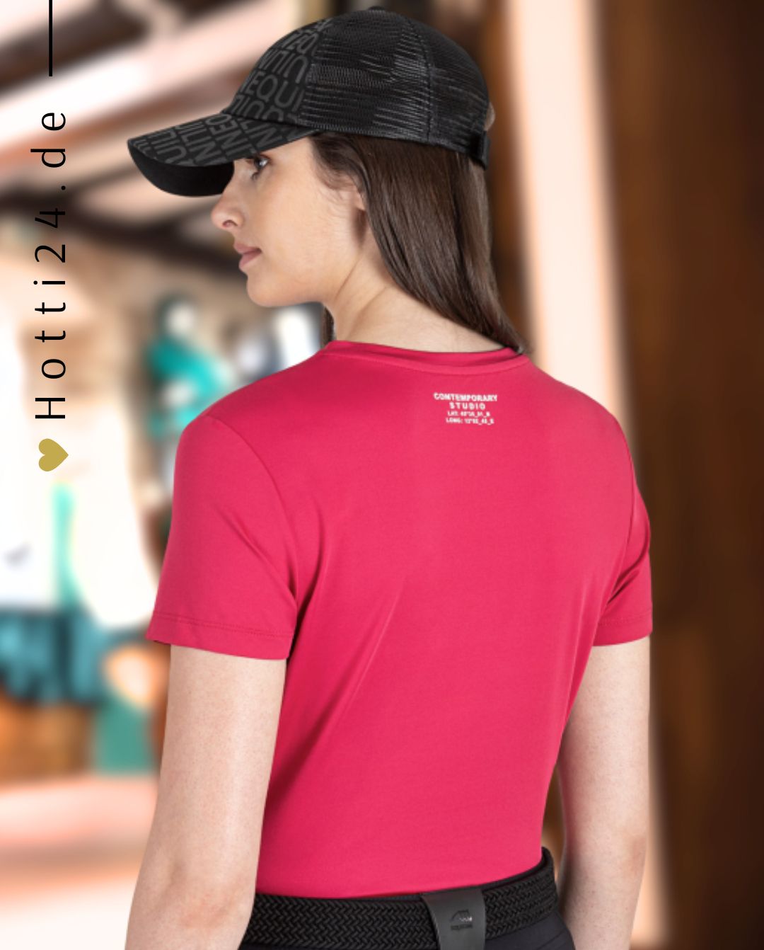 EQUILINE »T-Shirt Cearac Cherry Red