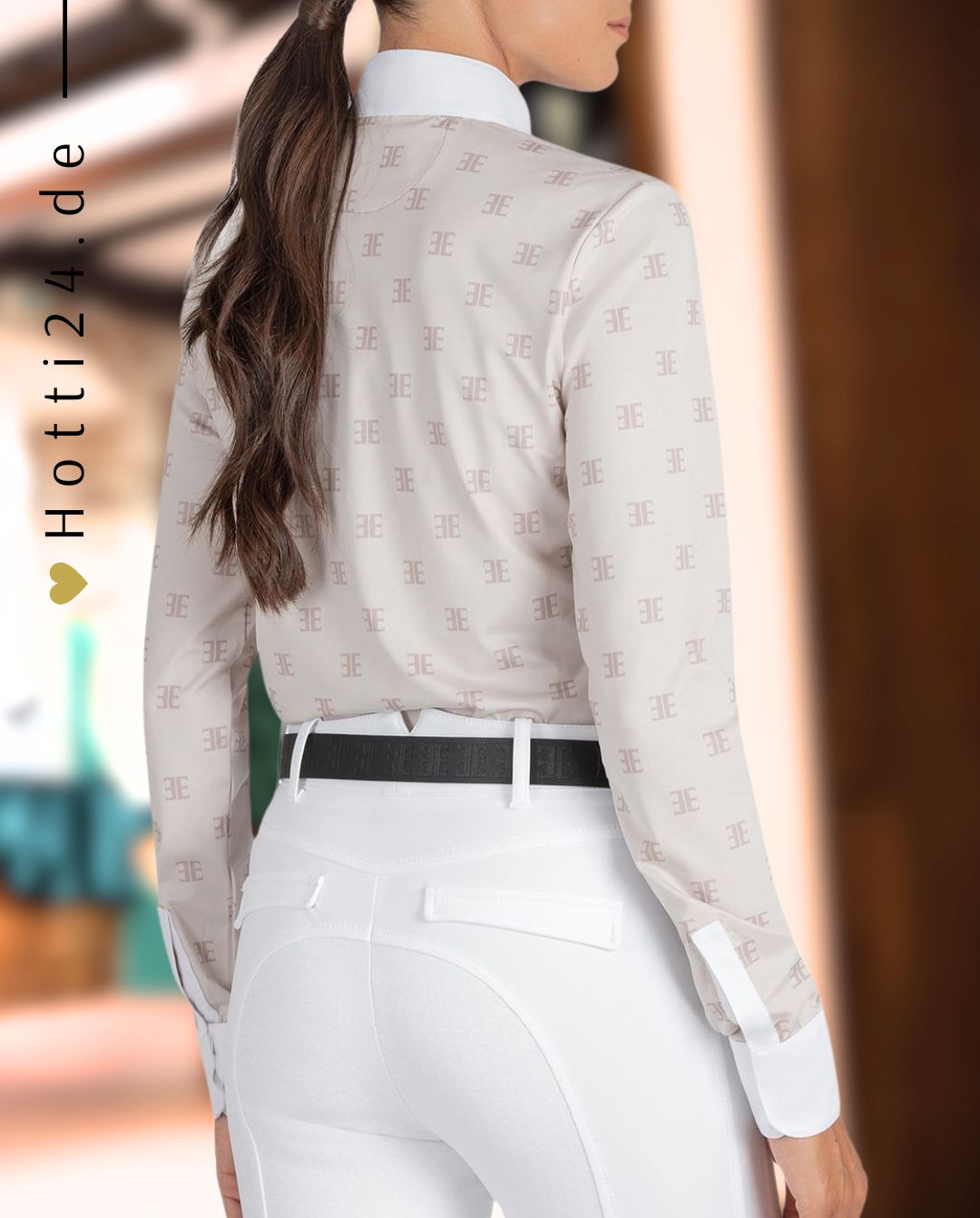 EQUILINE »Turniershirt Emerie Crystal Grey