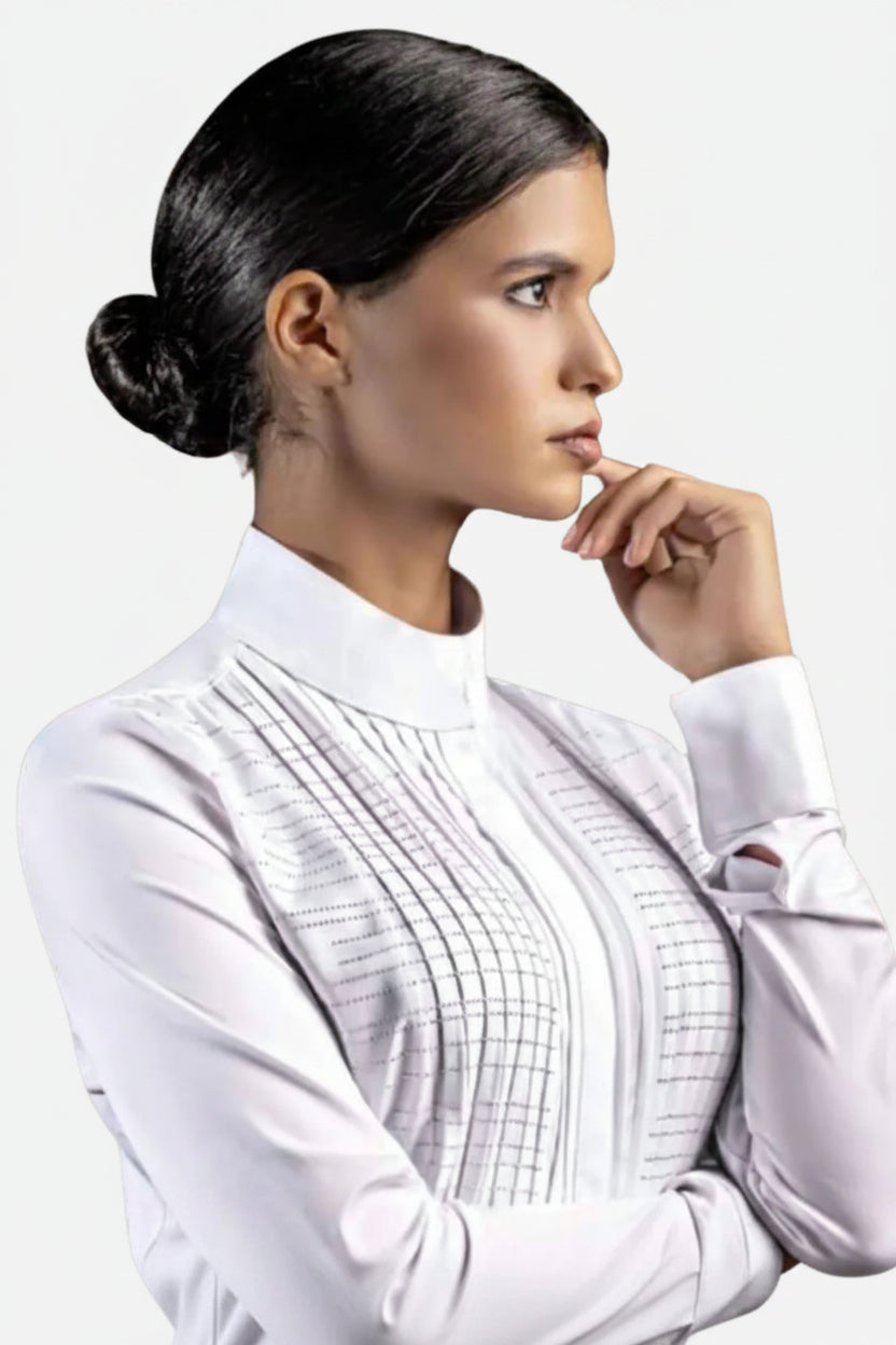 EQUILINE »Competition Shirt Gollyg White