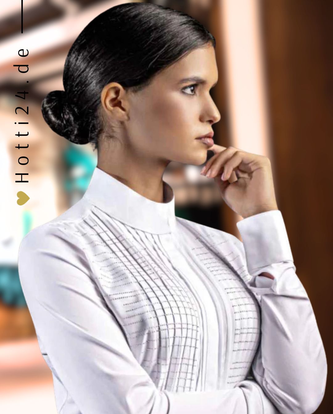EQUILINE »Turniershirt Gollyg White