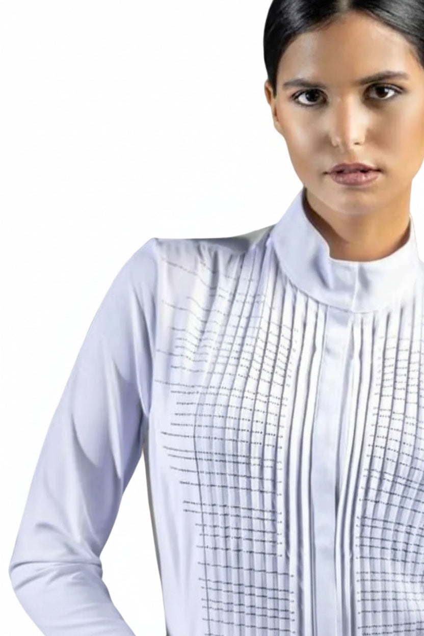EQUILINE »Competition Shirt Gollyg White