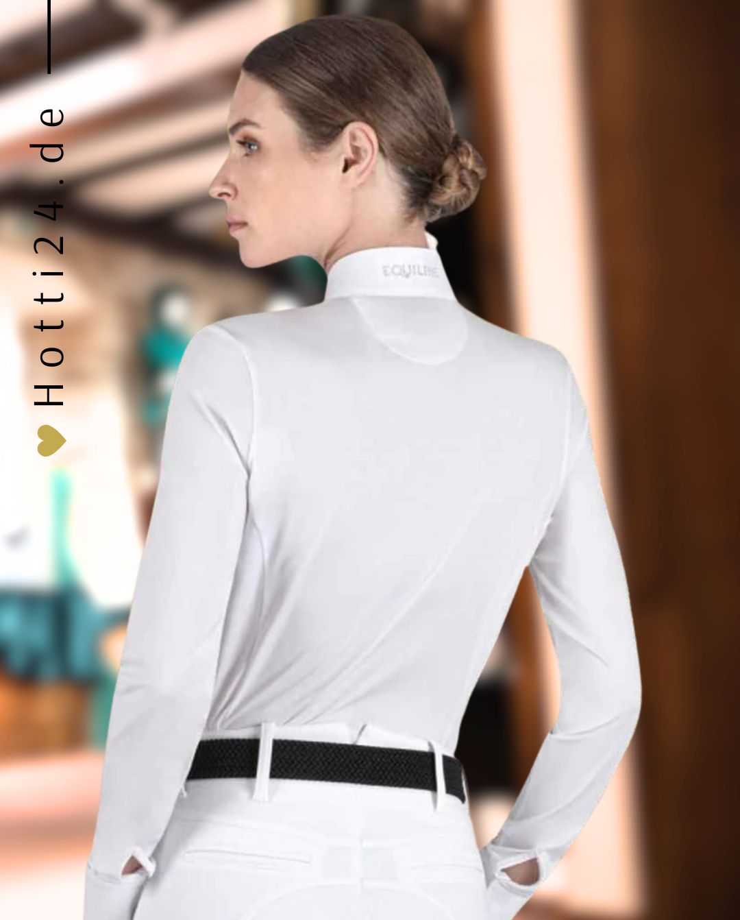 EQUILINE »Turniershirt Gollyg White