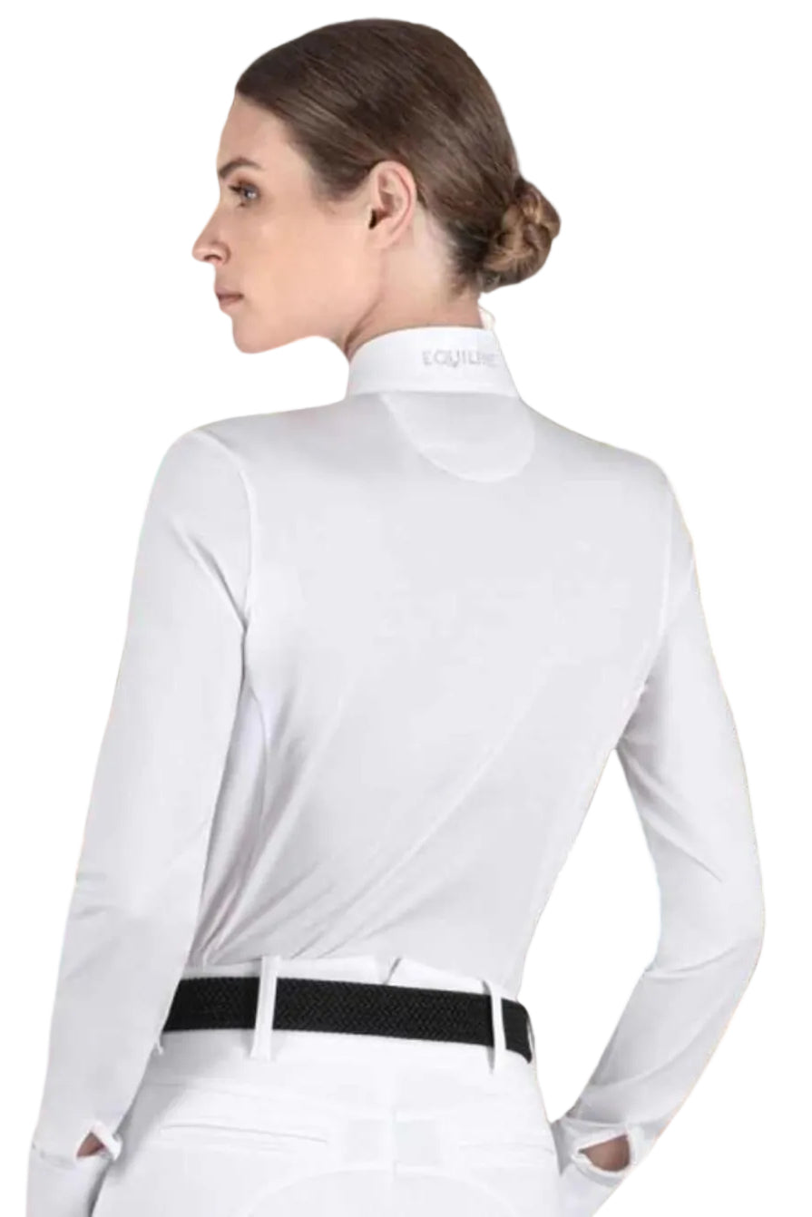 EQUILINE »Competition Shirt Gollyg White