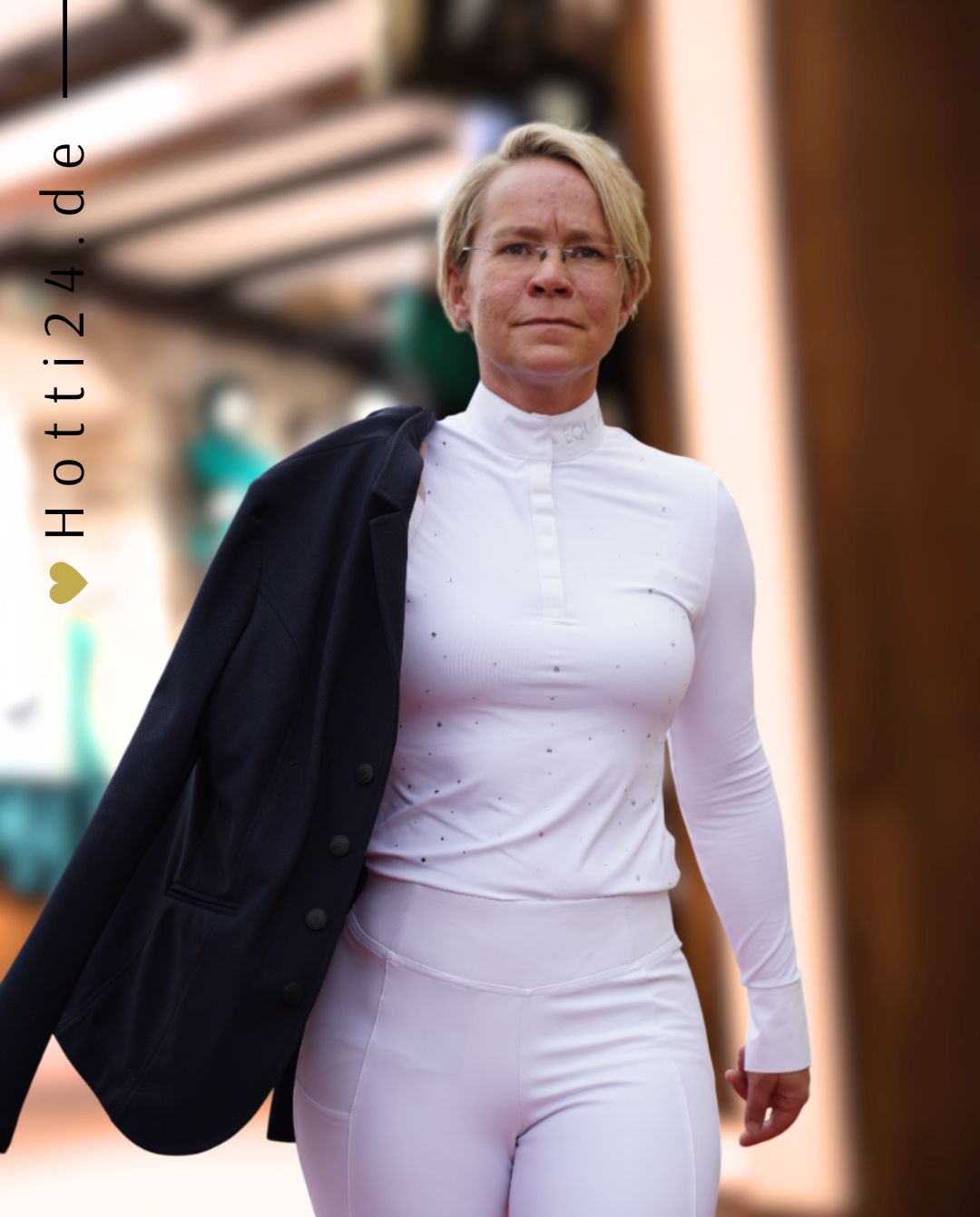 EQUILINE »Turniershirt Guardeg White