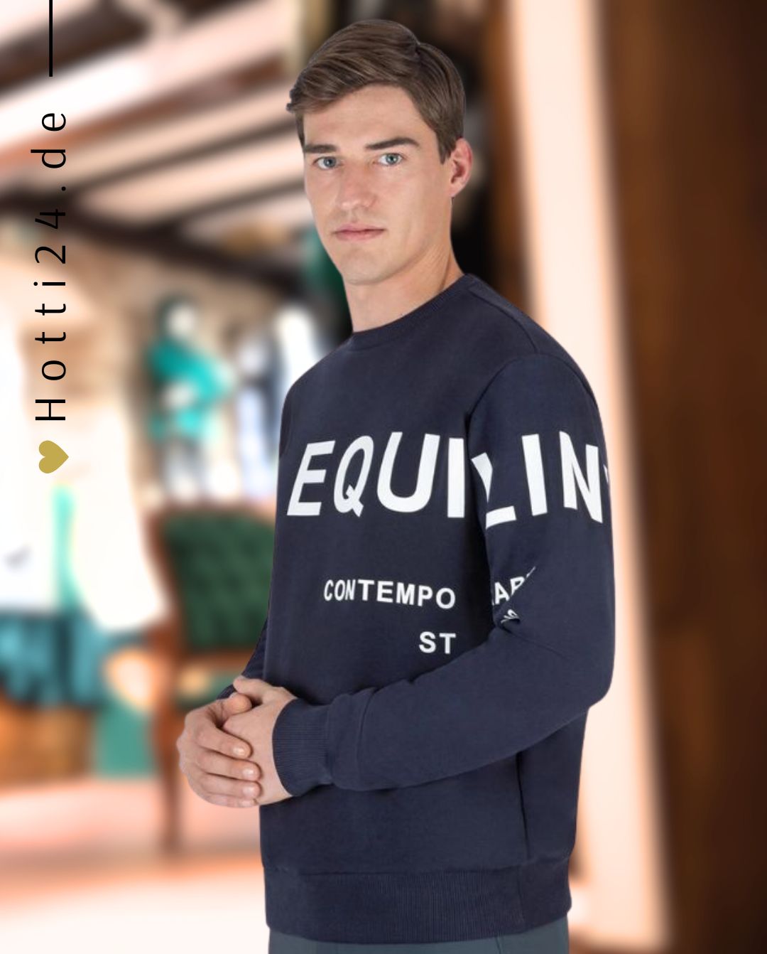 EQUILINE »Sweatshirt Calic Blue