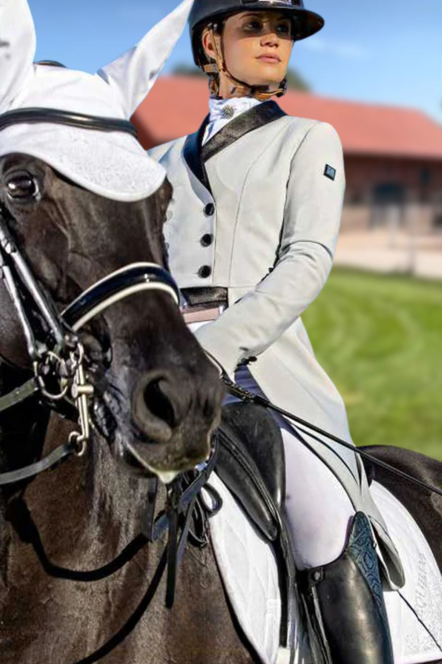 EQUILINE »Dressage Saddle Pad Gisgeg White