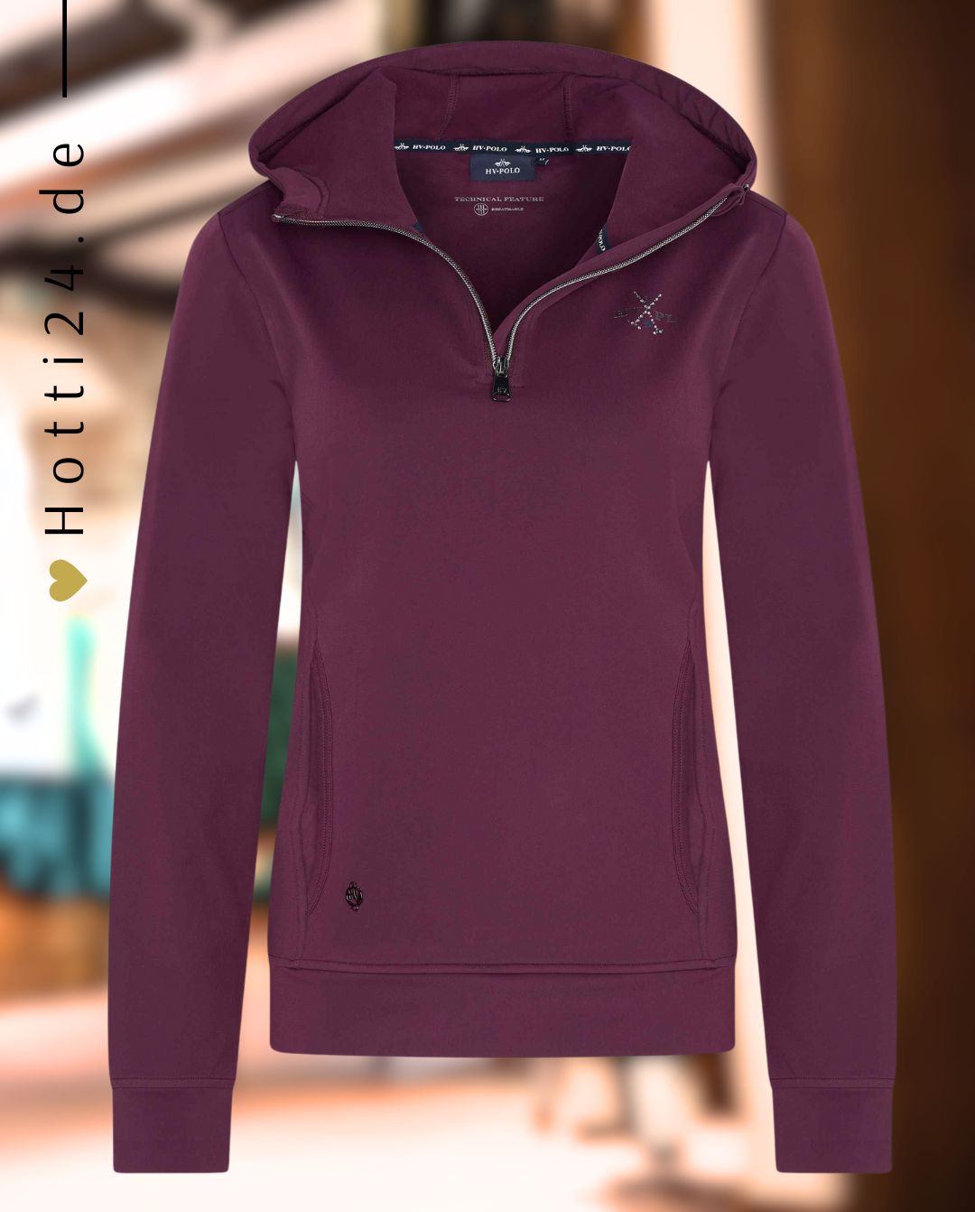 HV Polo »Hoodie HVPLynne Dark Berry