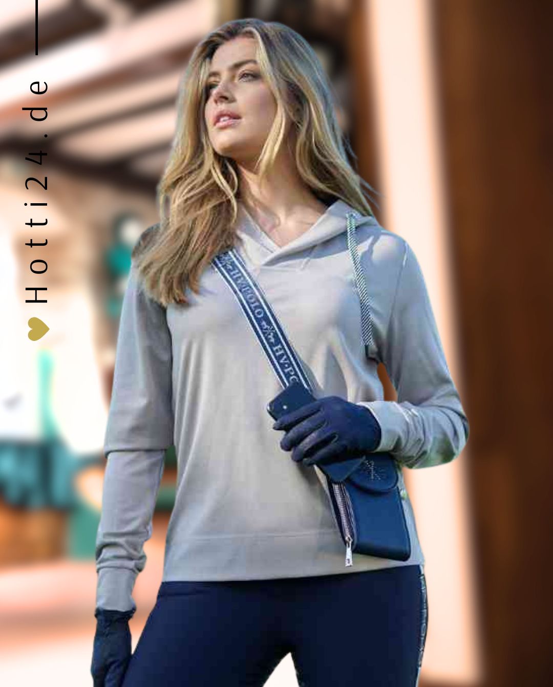 HV Polo »Hoodie HVPPaulina Pearl Grey