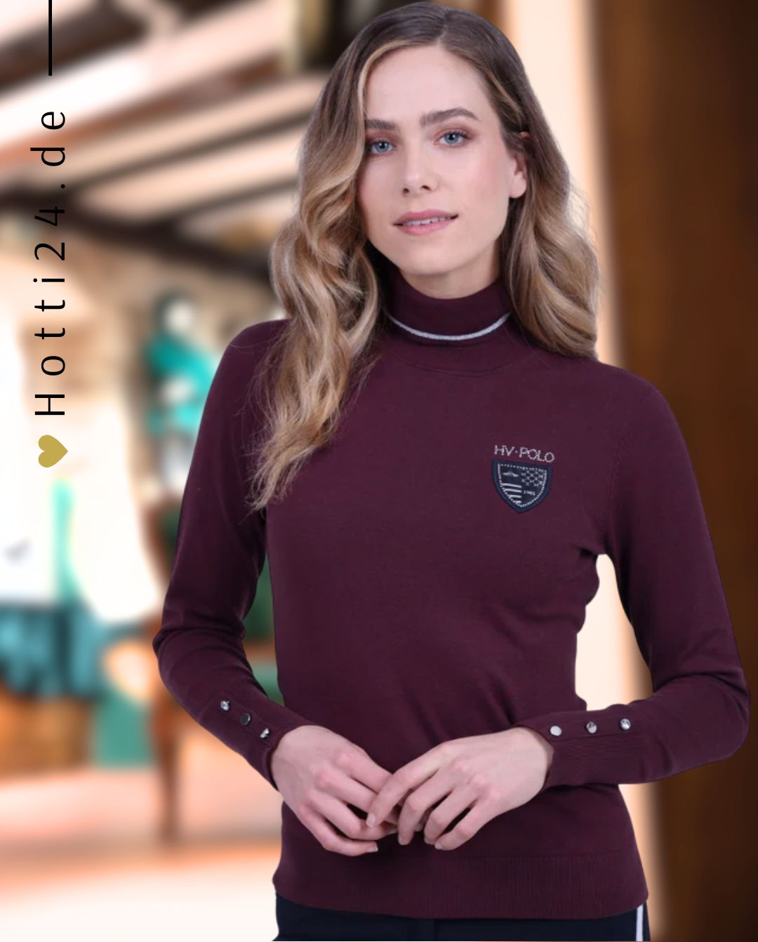 HV Polo »Pullover HVPMable Dark Berry