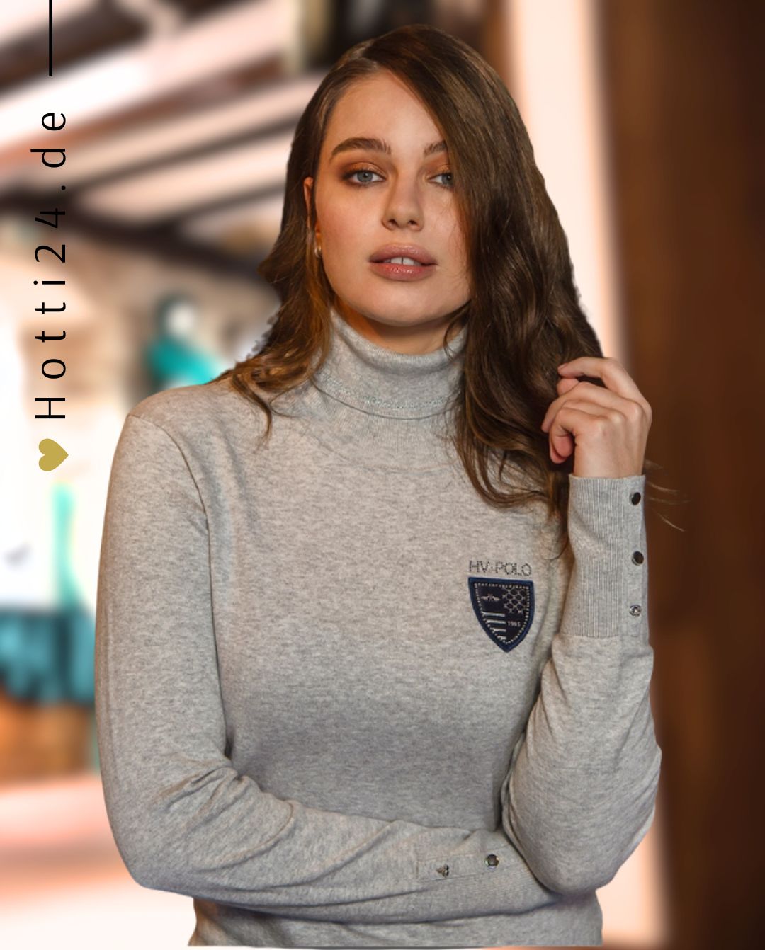HV Polo »Pullover HVPMable Cloud Grey