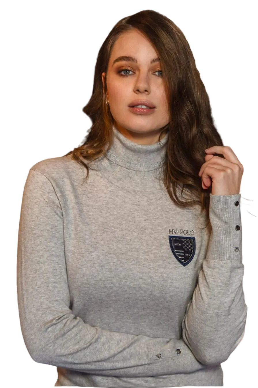 HV Polo Pullover HVPMable Cloud Grey