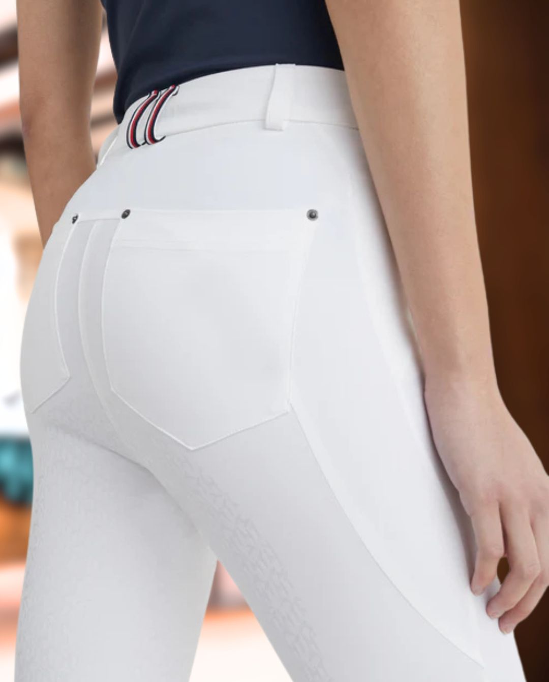 TH »Reithose Style FullGrip White