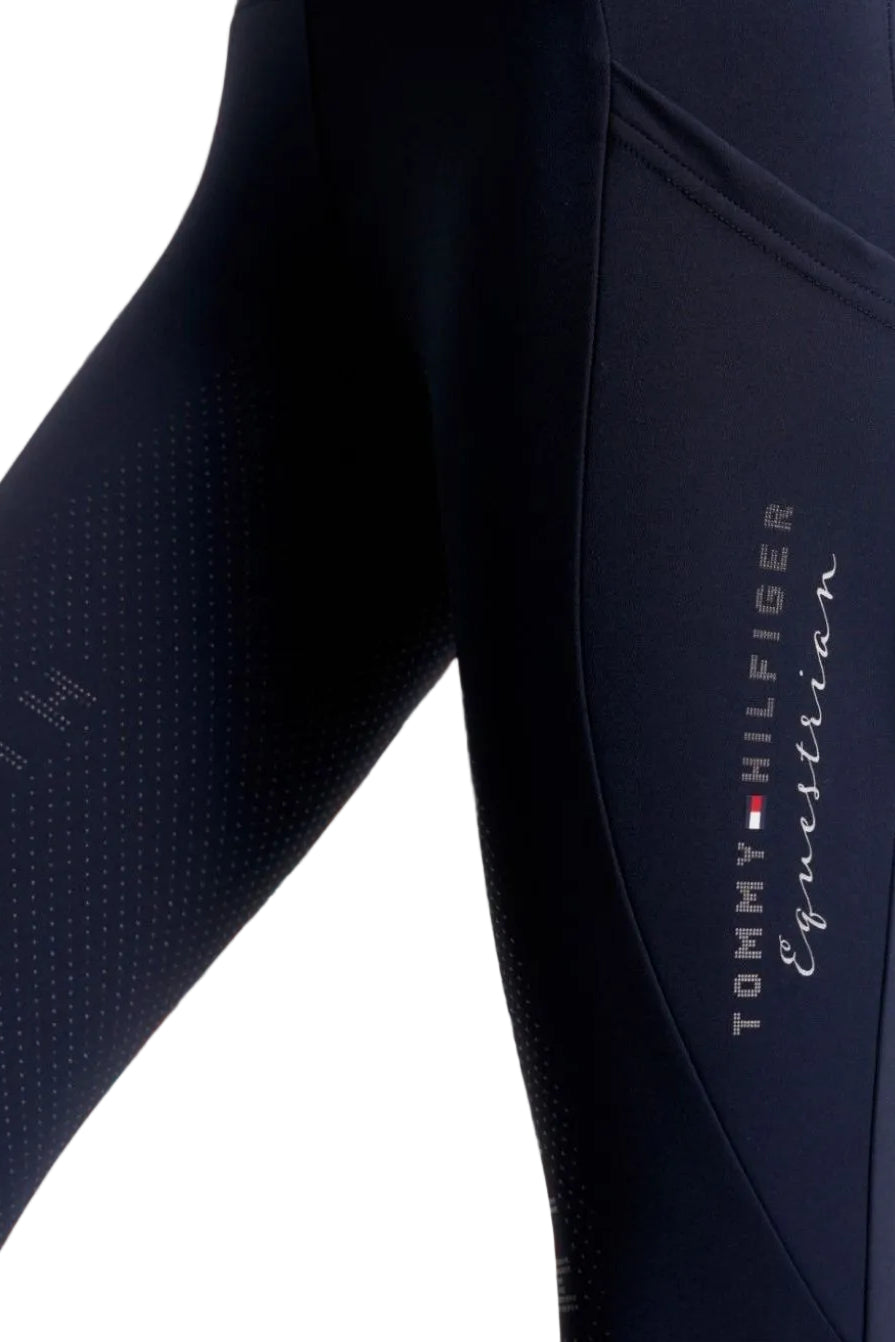 Tommy Hilfiger Equestrian "Riding Leggings Monaco FullGrip Desert Sky