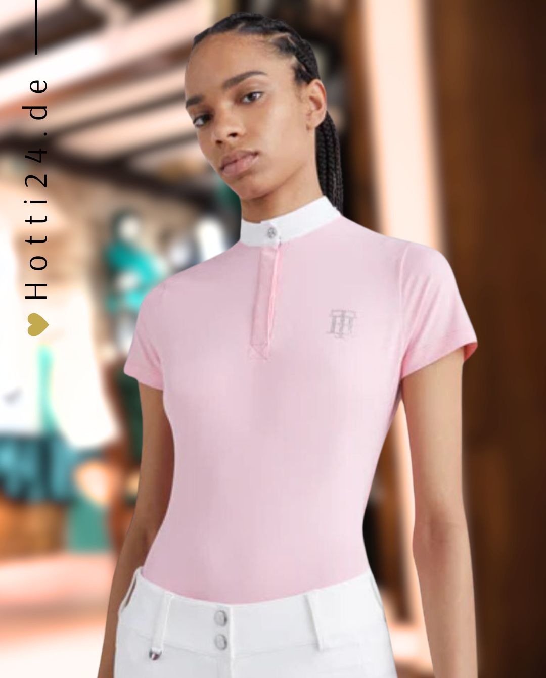 Tommy Hilfiger Equestrian »Turniershirt Strass Classic Pink