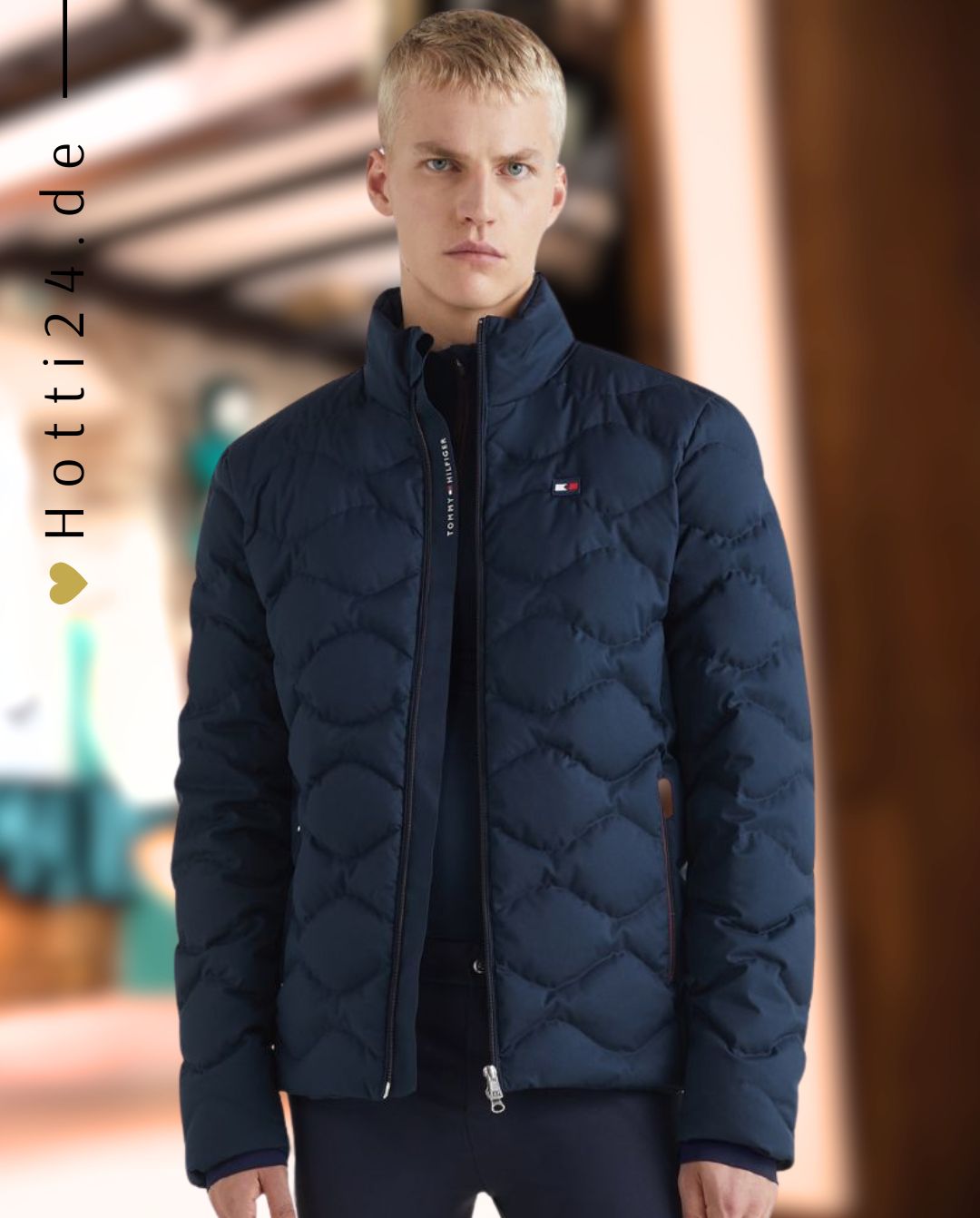 Tommy Hilfiger Equestrian »Pufferjacke Daunen Desert Sky