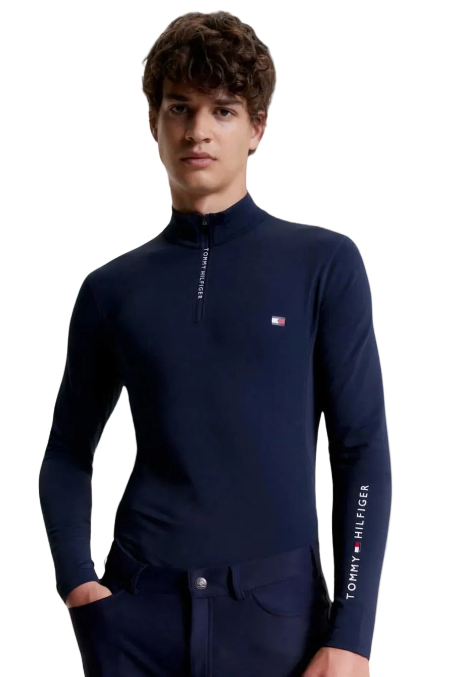 sale-tommy-hilfiger-equestrian-herren-trainingshirt-thermo-blue-th08mlzs471-004-kaufen-www.hotti24.de