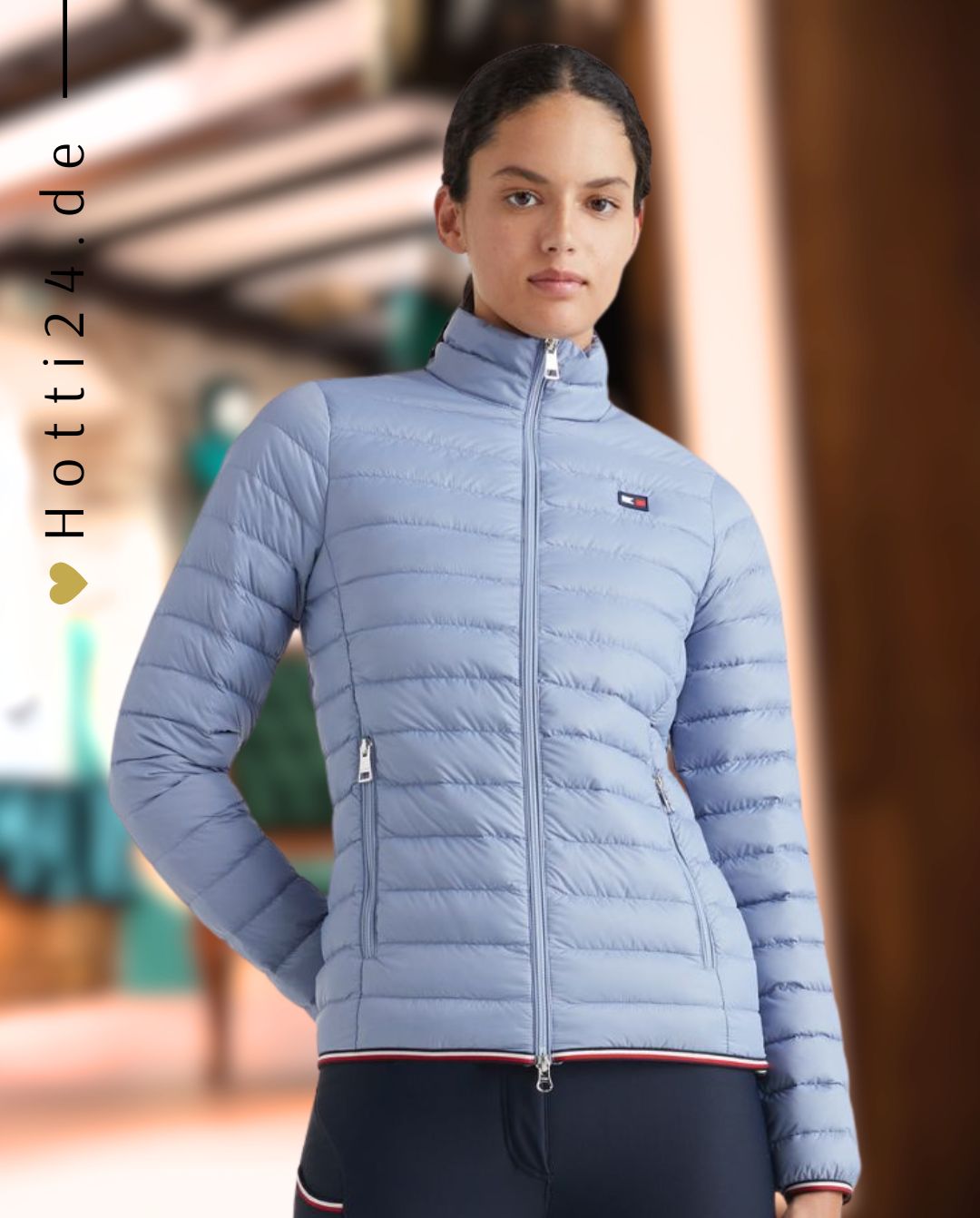 Tommy Hilfiger Equestrian »Daunenjacke Puffer Moonstone