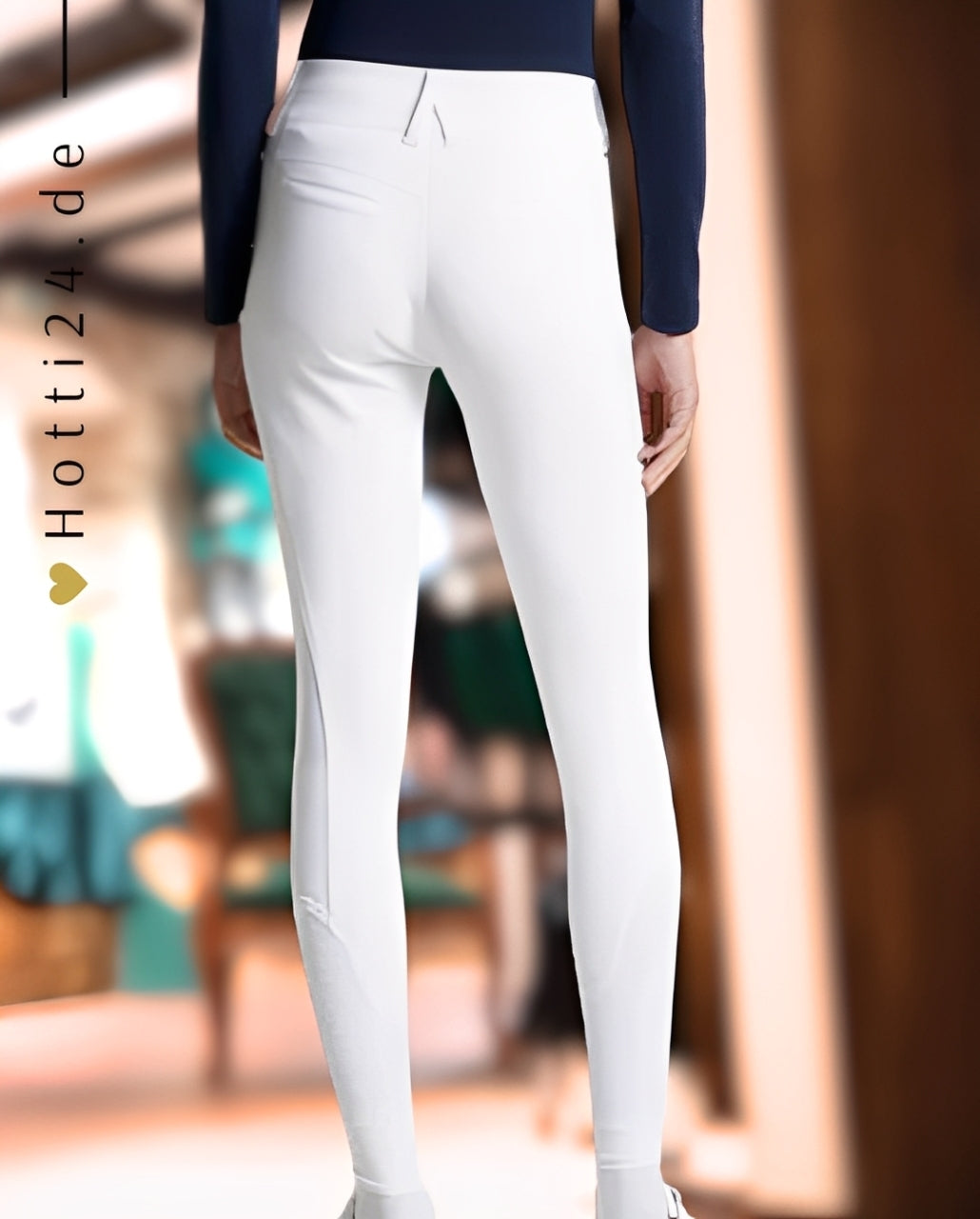 Th »Reithose Geneva FullGrip White
