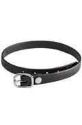 Sprenger Sporenriemen 45 cm BioThane® Schwarz/Silber