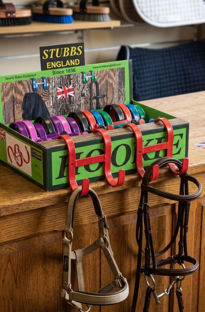 BR »Headcollar & Bridle Rack Hookie Stubbs