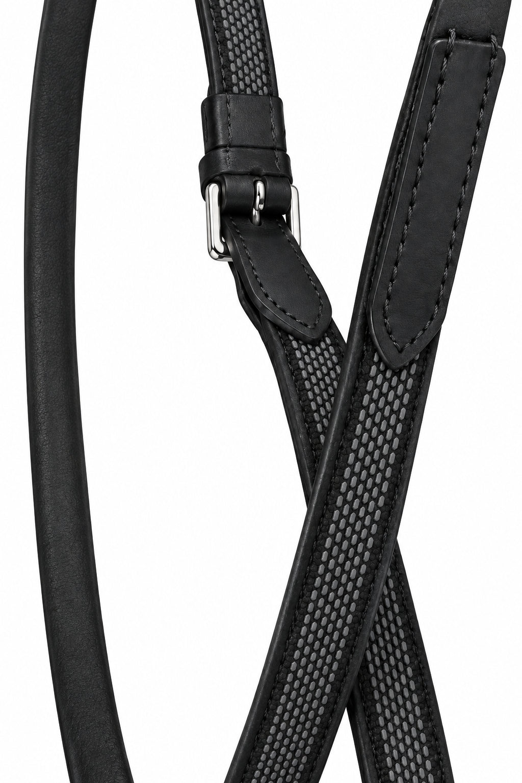 Stübben Lederzügel NT Extra Grip Schwarz