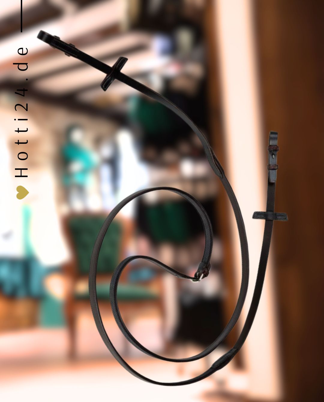 Stübben »Lederzügel NT Extra Grip Black