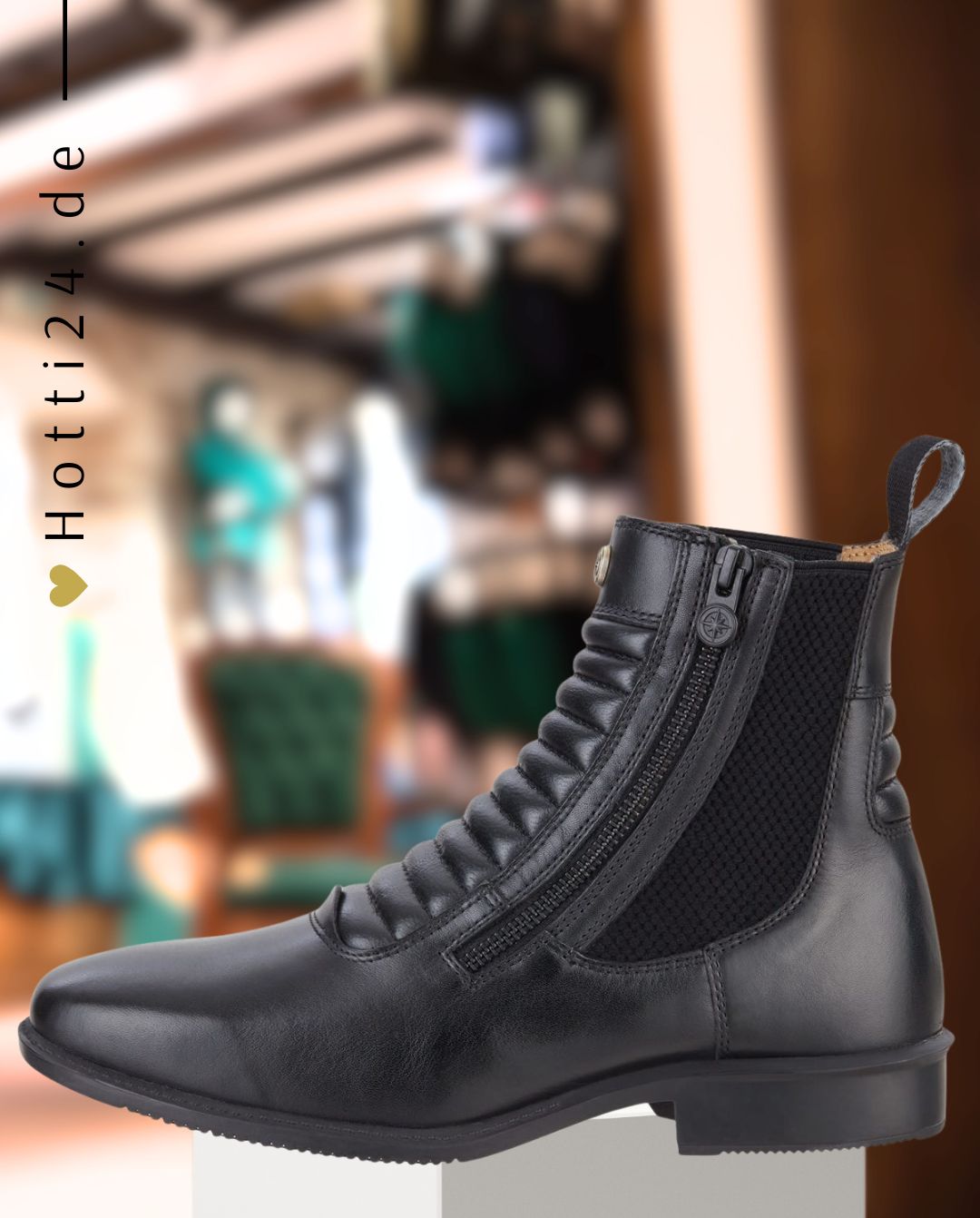 SUEDWIND »Stiefeletten Legacy Milano | Side Zip Black