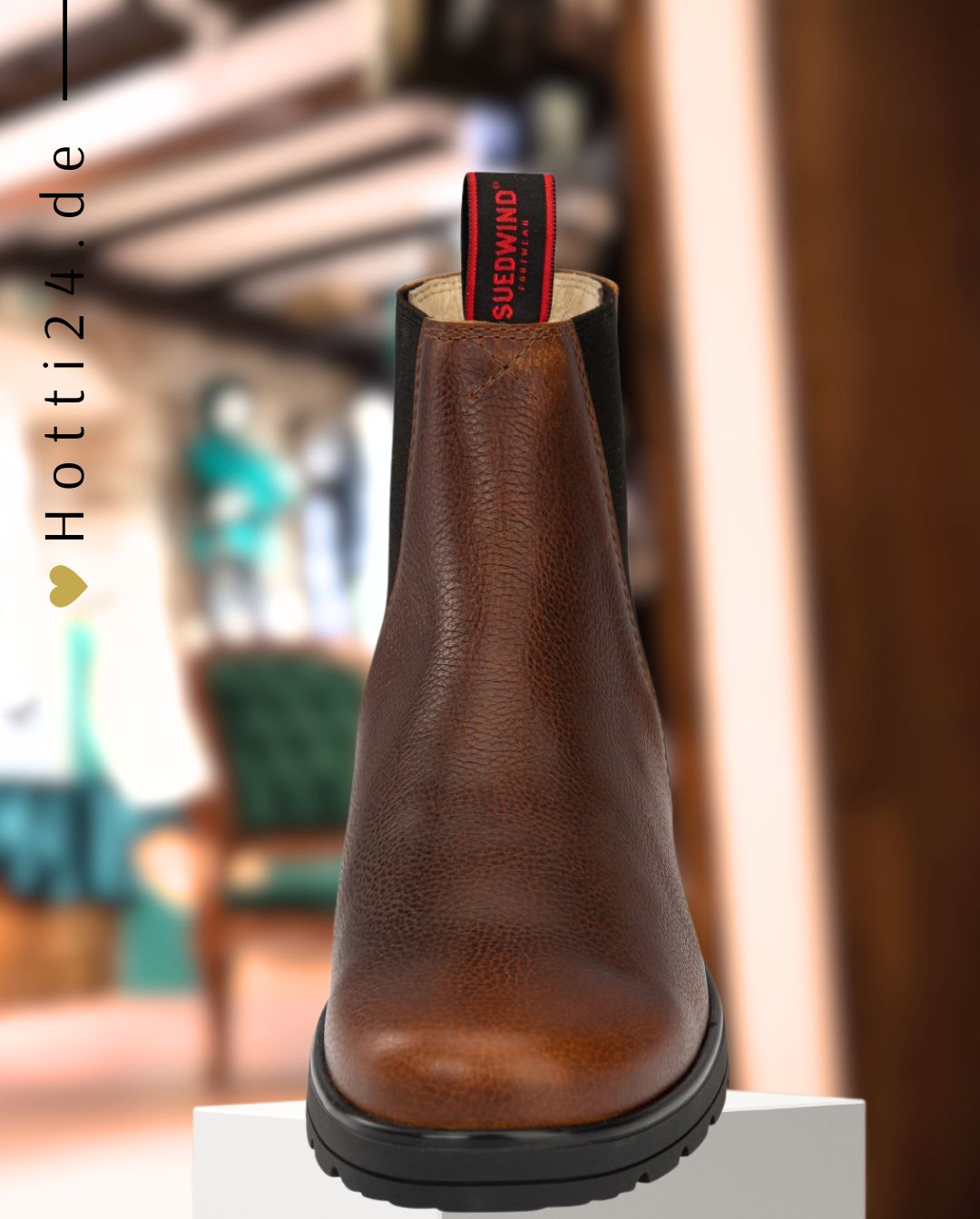 SUEDWIND »Stallschuhe Reitstiefeletten 1888 | Chelsea Rusty Brown