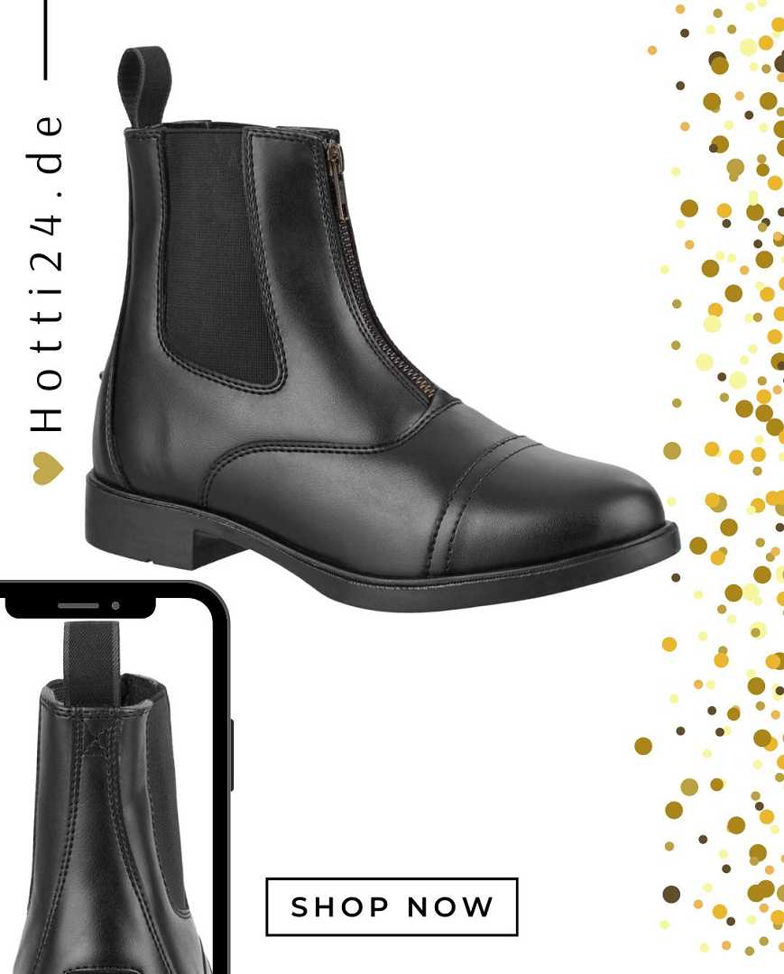 suedwind reitstiefelette contrace fz synthetic front zip schwarz 1016011010