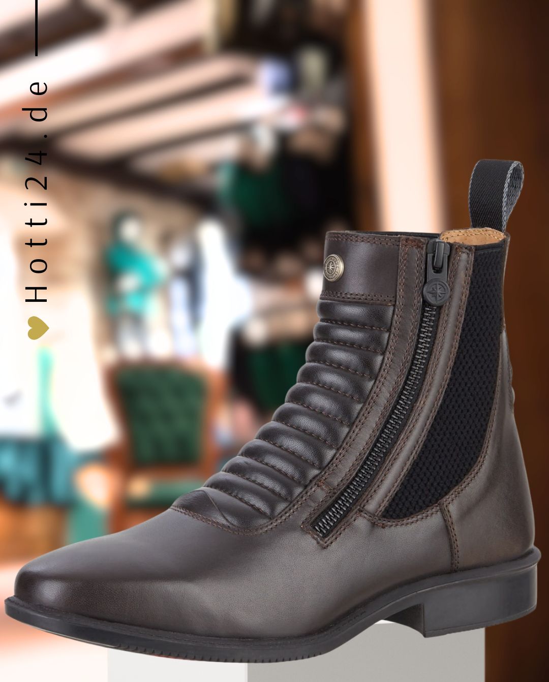 SUEDWIND »Stiefeletten Legacy Milano | Side Zip Brown