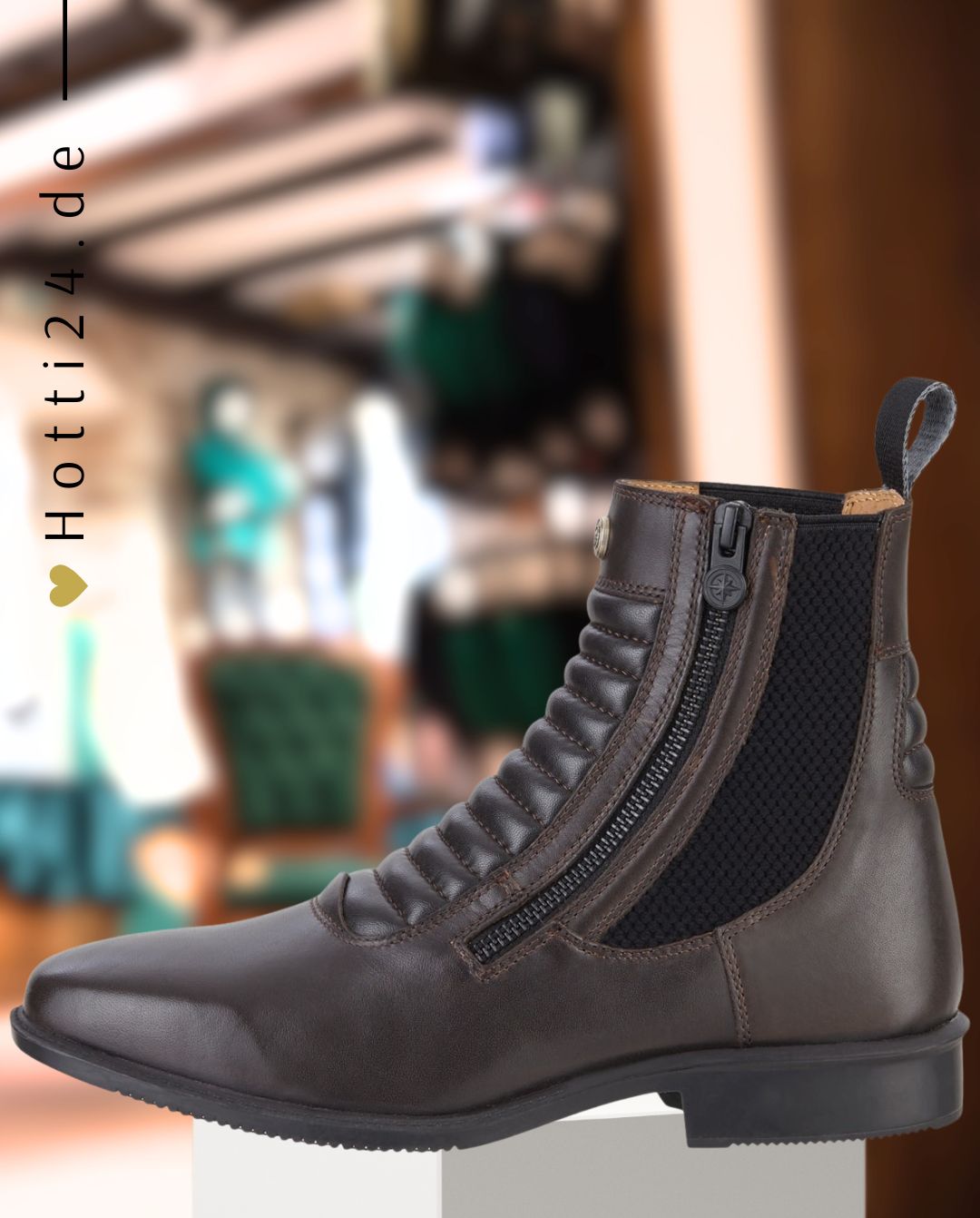 SUEDWIND »Stiefeletten Legacy Milano | Side Zip Brown