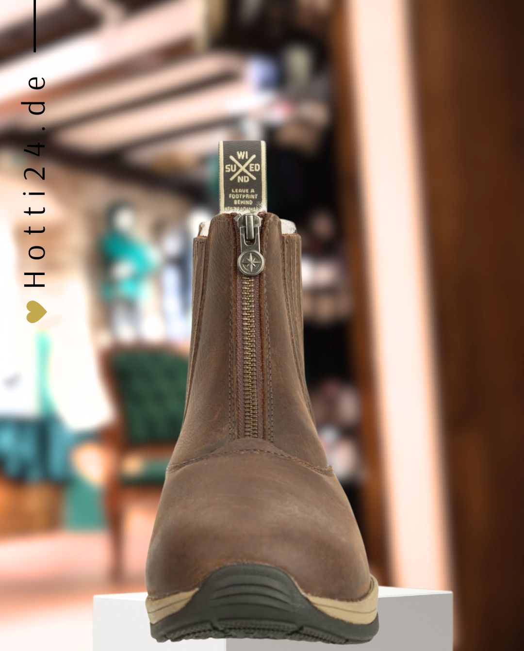 Suedwind »Stallschuhe Reitstiefeletten Field FZ Merino Gripftx Brown