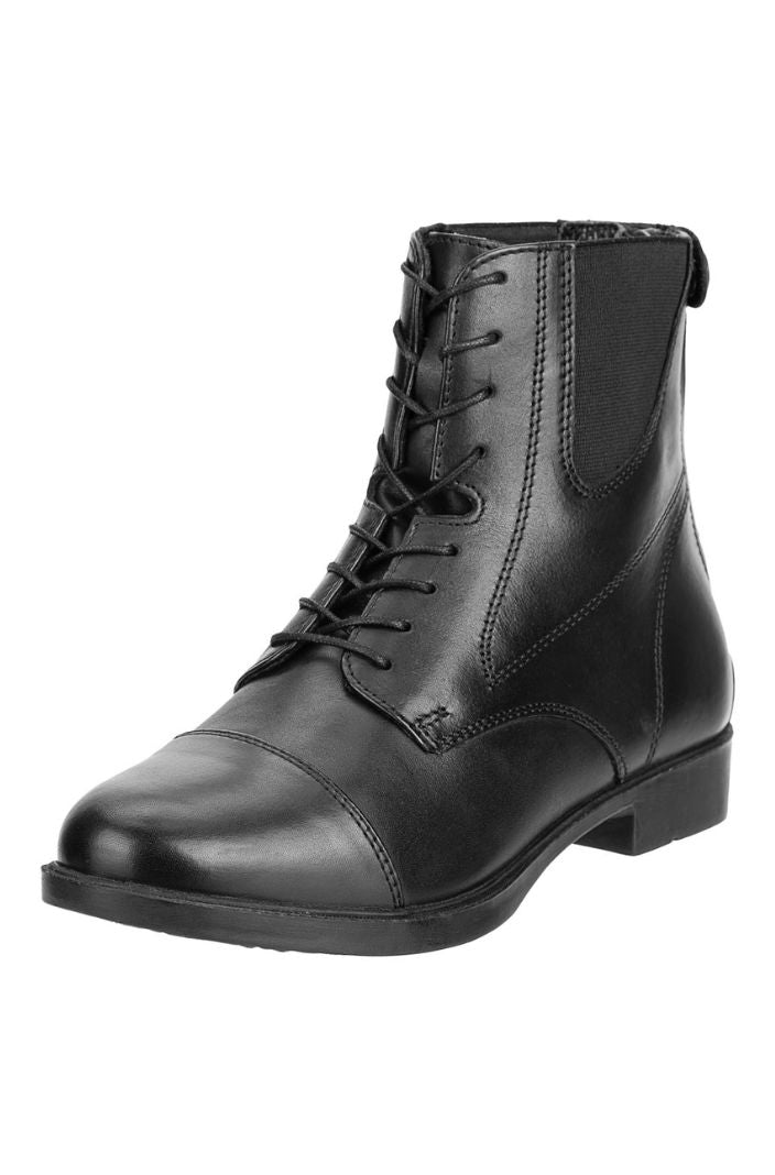 Suedwind Unisex Stiefeletten Contrace BZ Leder | Back Zip Schwarz