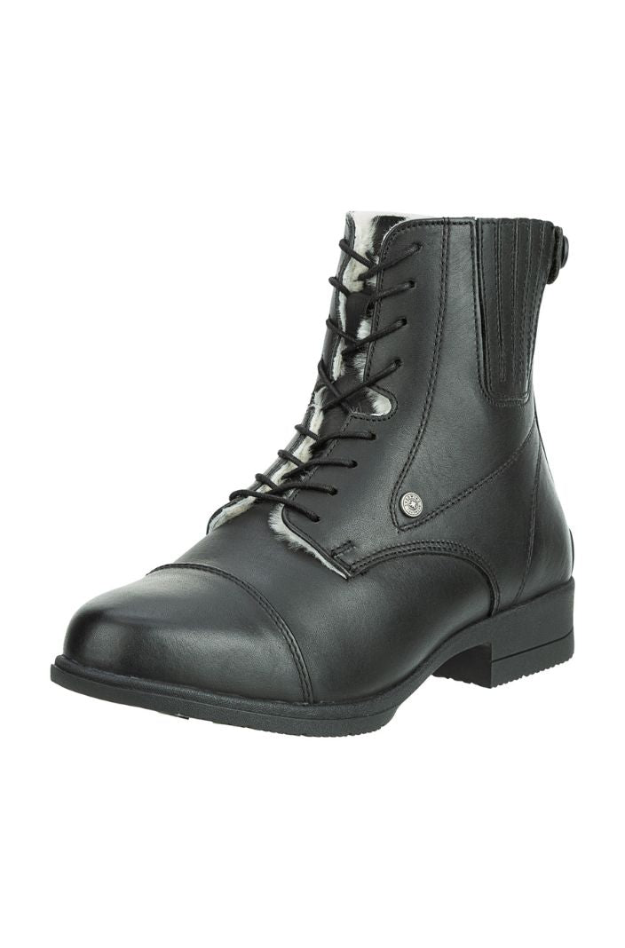 Suedwind Unisex Reitstiefeletten Icelock Merino Bz Lace | Back Zip Lace Schwarz